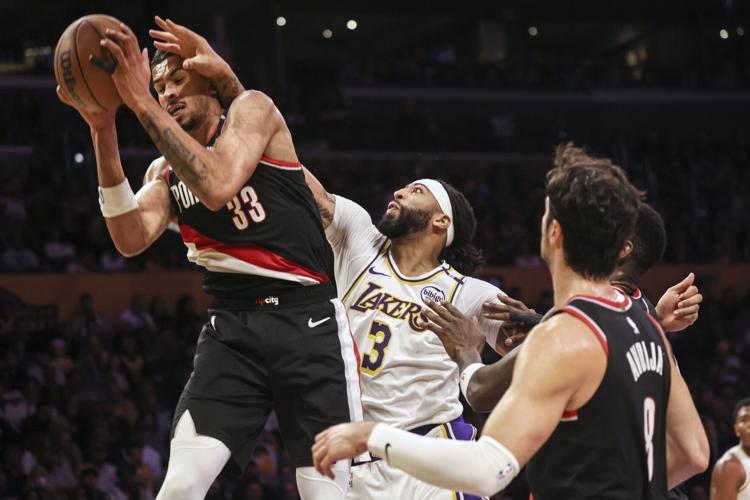 Trail Blazers Lakers Basketball