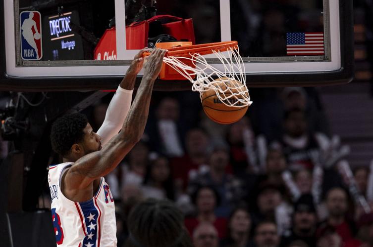 76ers Trail Blazers Basketball