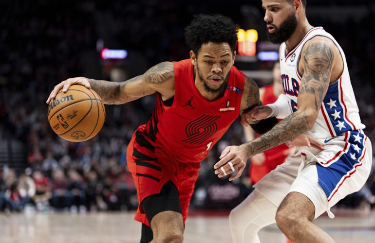 76ers Trail Blazers Basketball